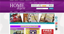 Desktop Screenshot of homedigestmag.com